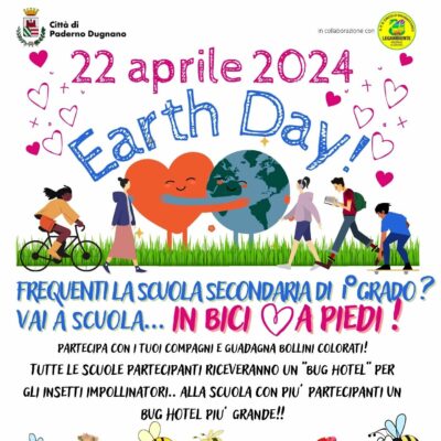 EARTH DAY, per sensibilizzare al rispetto della natura e alla mobilità sostenibile in occasione della Giornata Mondiale della Terra.