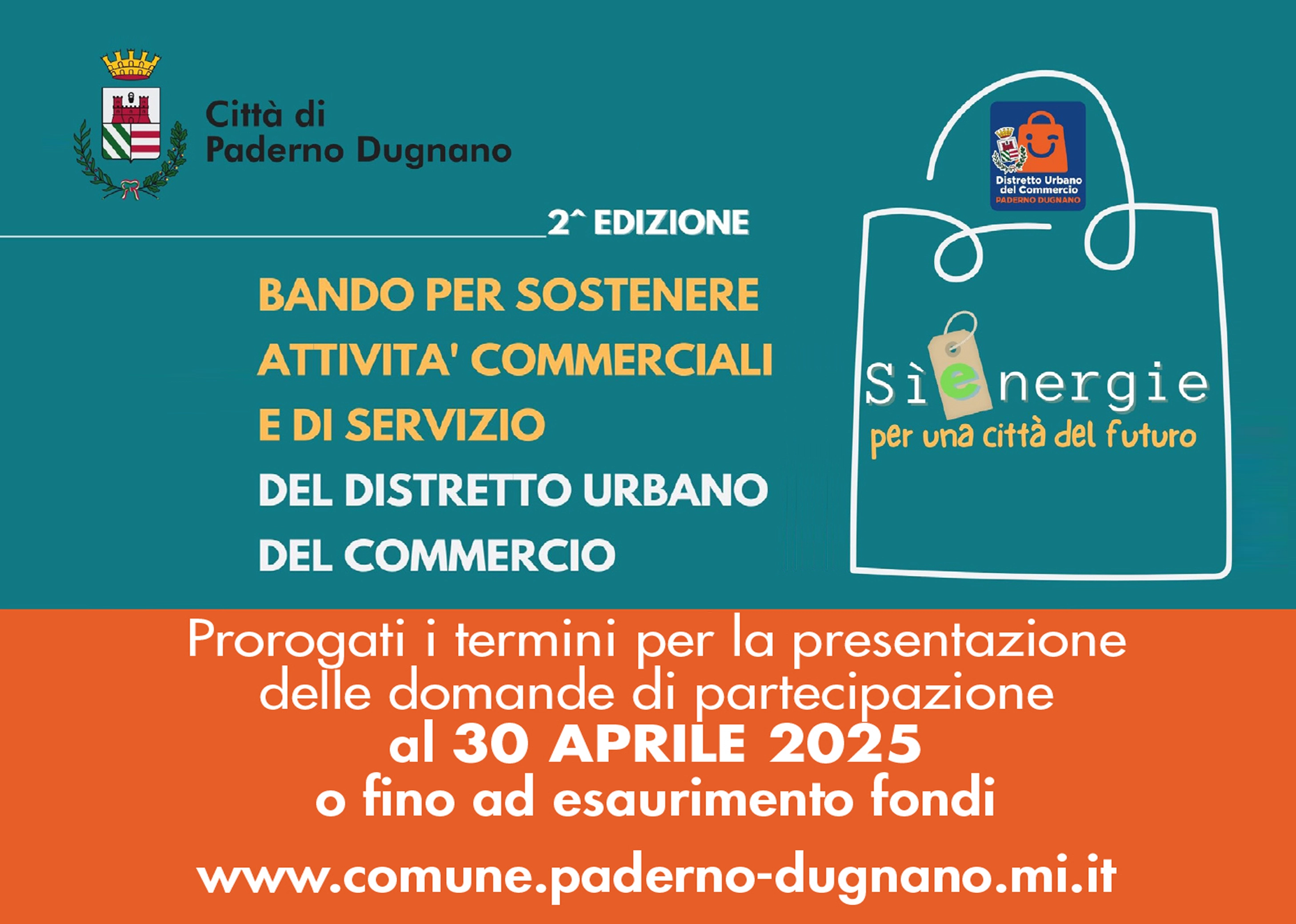 Prorogati i termini per la presentazione delle domande di partecipazione al 30/04/2025 o fino ad esaurimento fondi.