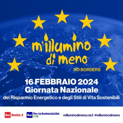 In occasione della XX edizione della Giornata Nazionale del Risparmio Energetico e degli Stili di Vita Sostenibili prevista per il giorno 16 febbraio 2024 l'Amministrazione Comunale invita ad aderire attivamente all’iniziativa M’illumino di Meno